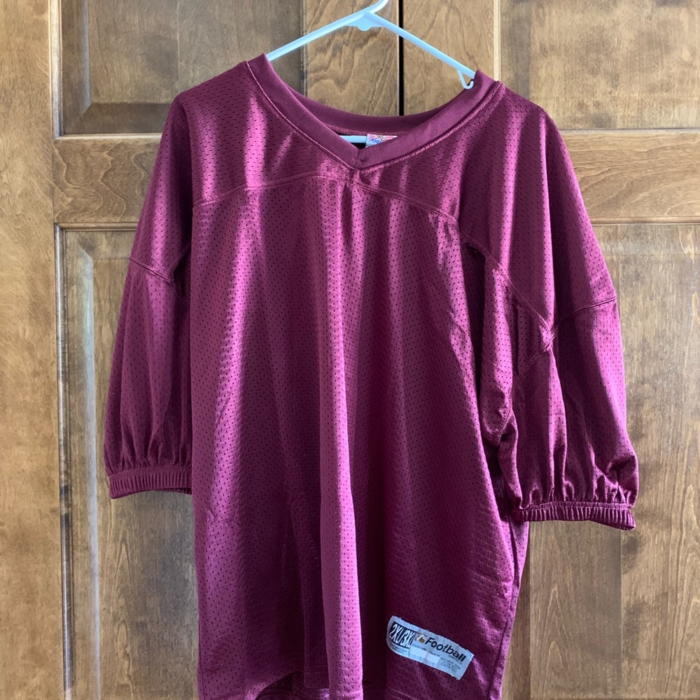 Football America Maroon Colored Football Jersey - Adult 2XL/3XL